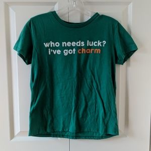 NBW NWOT St Patrick's Day Lucky Charm Shirt